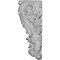Ekena Millwork 17 1/4"W x 6 1/4"H x 1 1/8"P Logan Onlay, Left ONL17X06X01LO-L - alternate 2